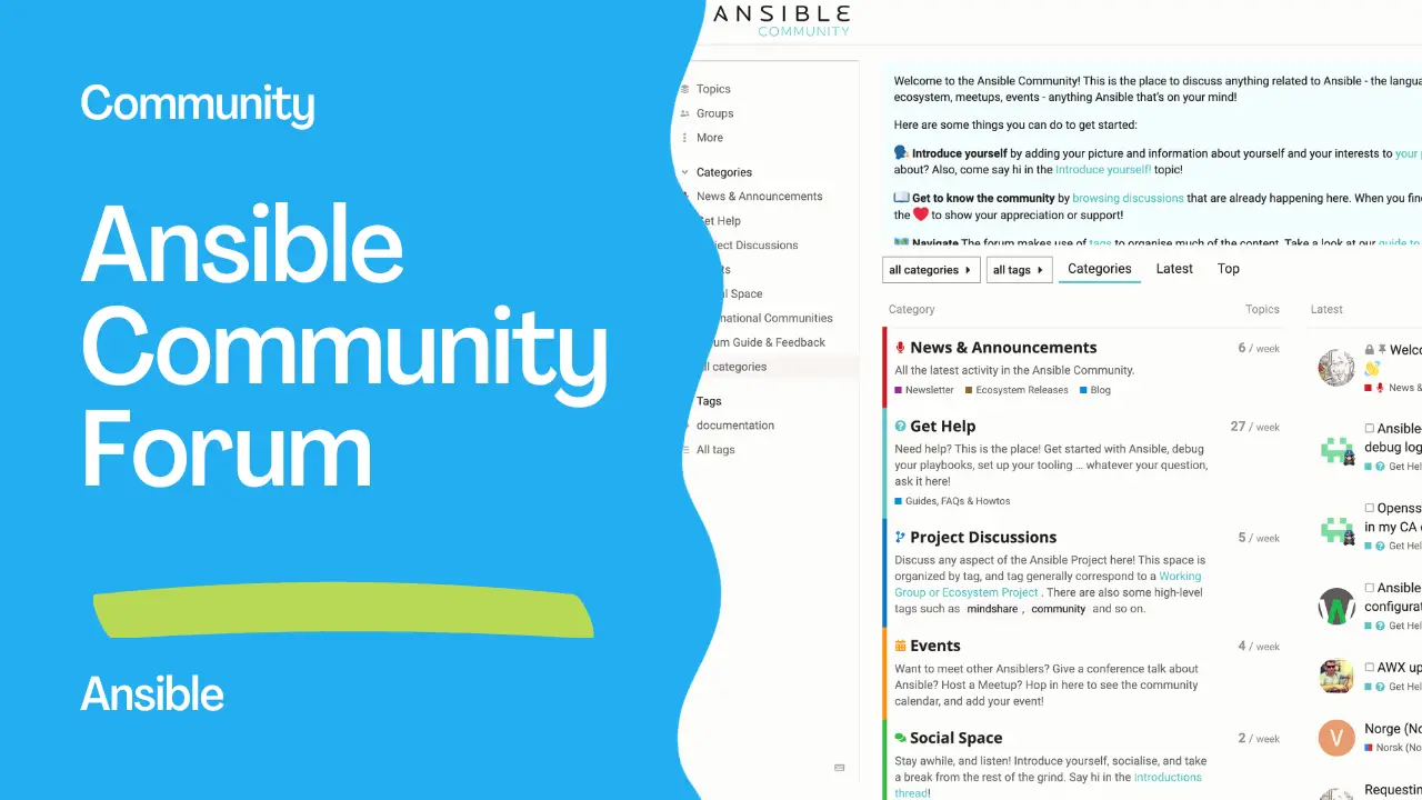 Ansible Community Forum: A Hub for Ansible Enthusiasts