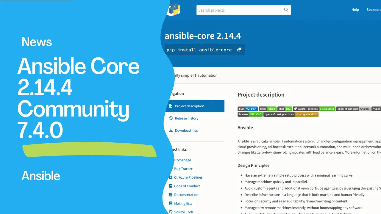 Ansible News - Ansible Core 2.14.4 and Ansible 7.4.0