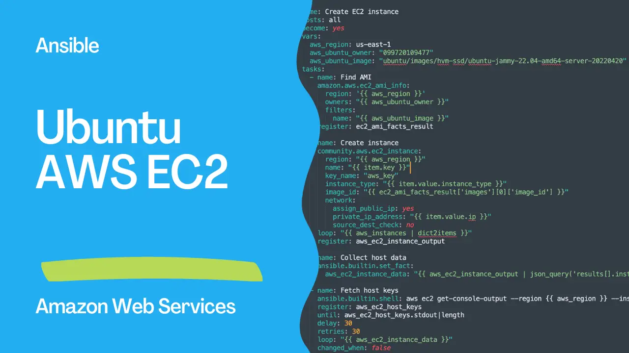 Ansible Playbook for Automating EC2 Ubuntu Instance Creation and Host Data Collection on AWS