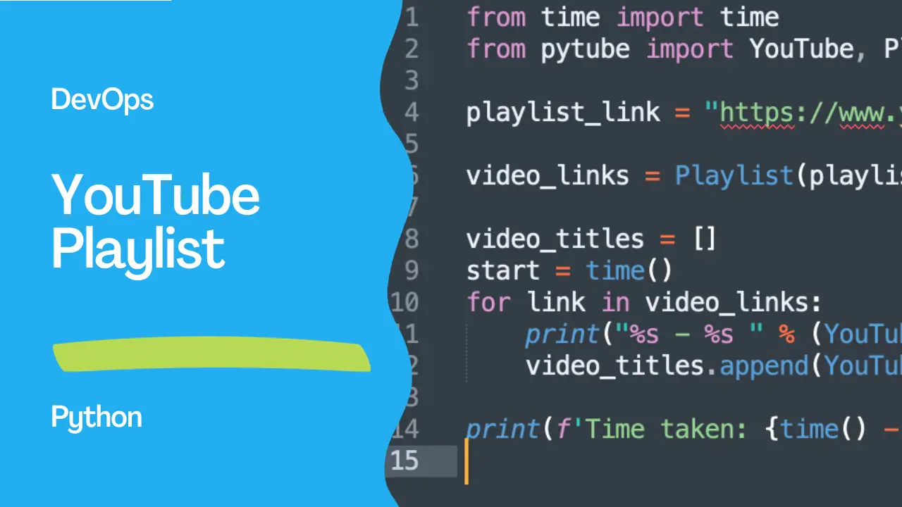 Automating YouTube Playlist Information Retrieval with Python’s Pytube Library