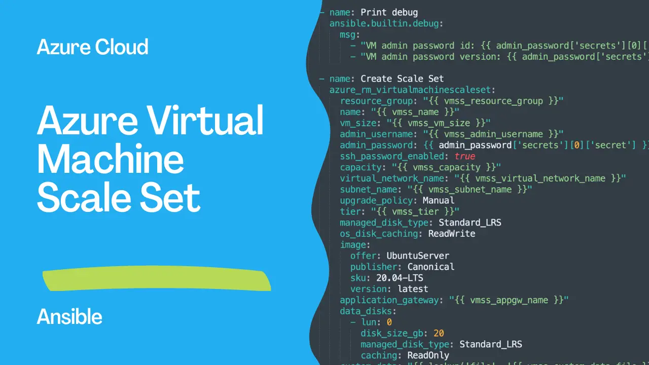 Creating an Azure Virtual Machine Scale Set using Ansible