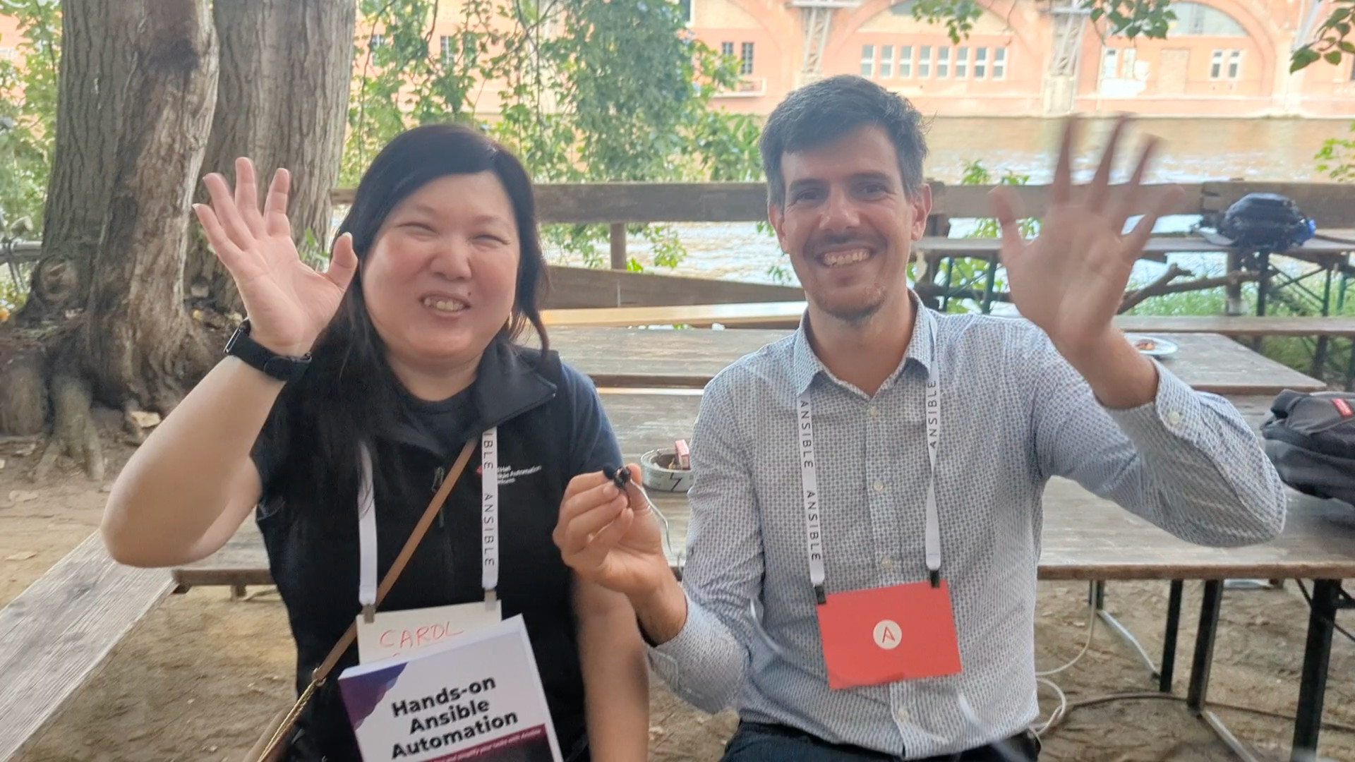 Meeting Carol Chen the Open Source Community Architect at Red Hat at Ansible Community Day Berlin 2023