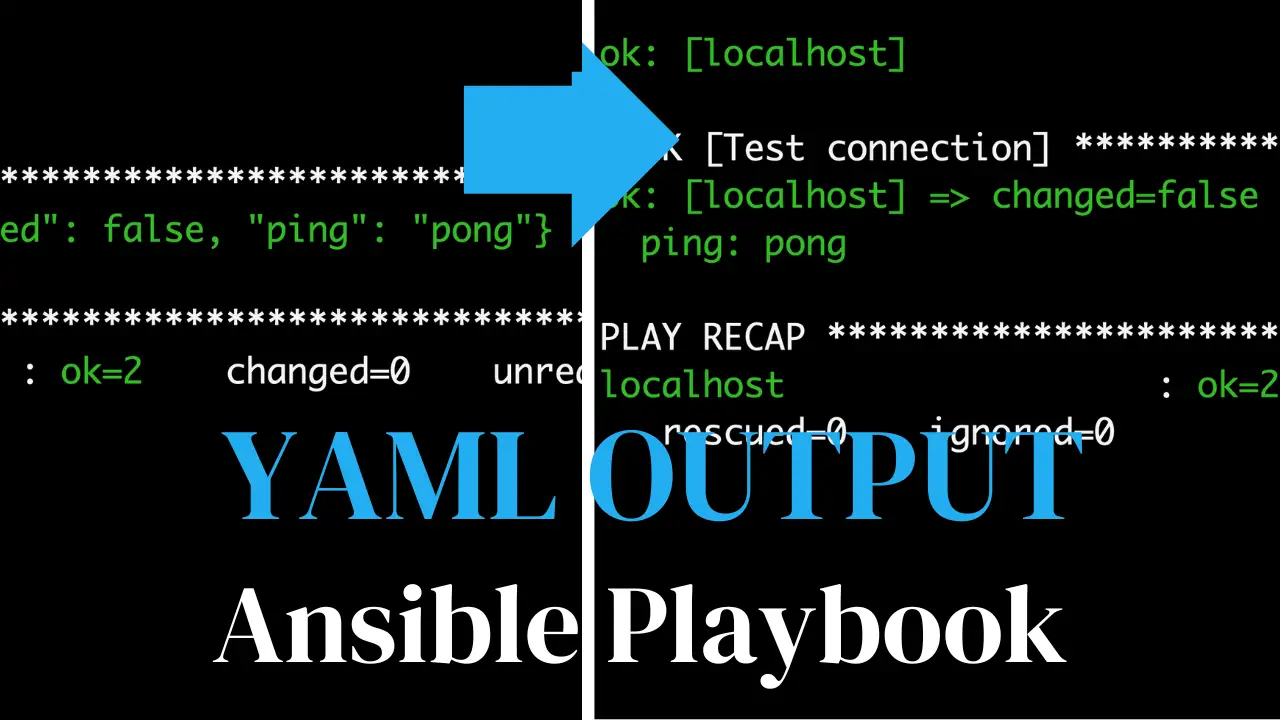 Output Ansible Playbooks as YAML with Callback Plugin