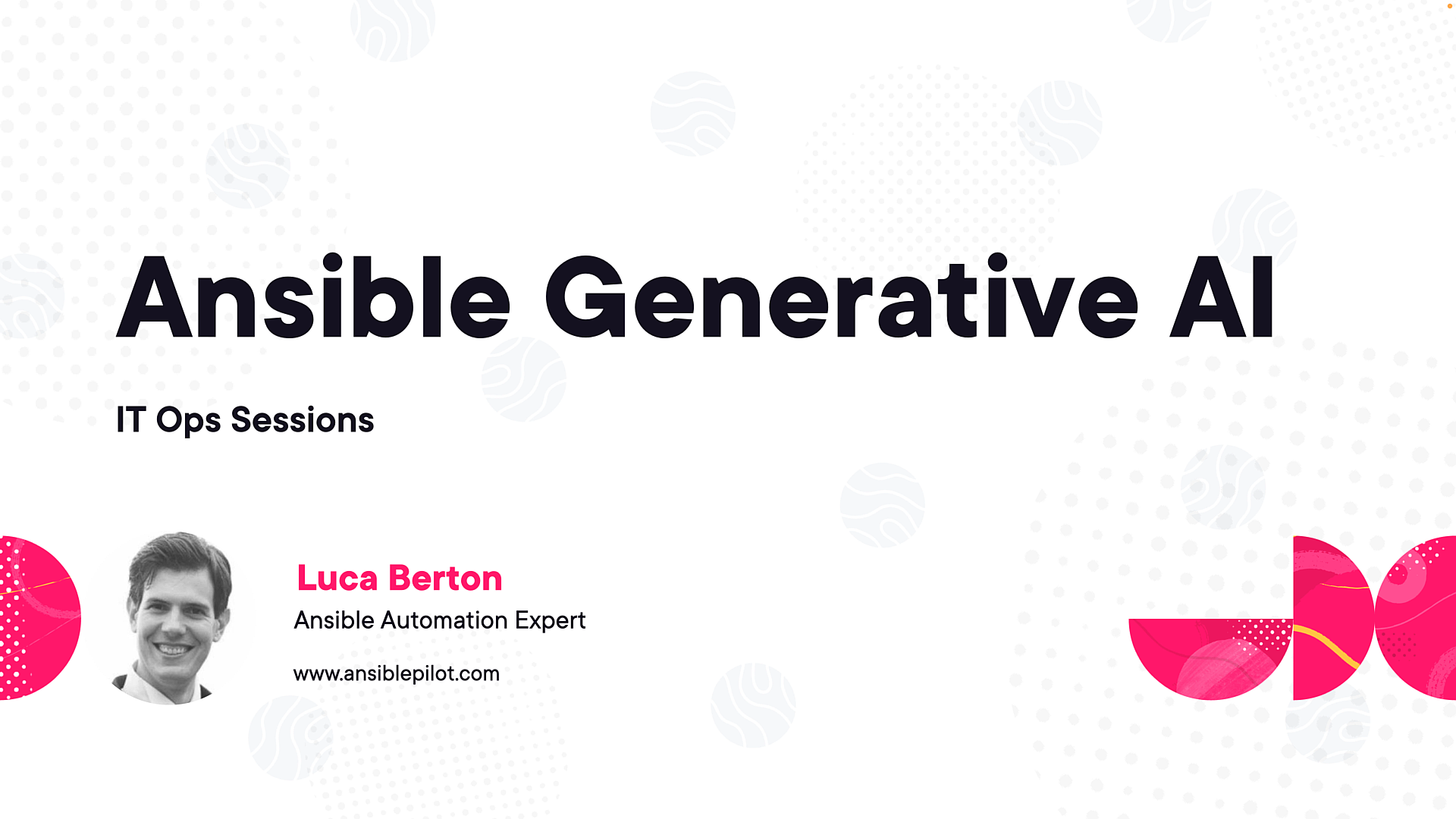 Pluralsight The IT Ops Sessions: Ansible Generative AI with Lightspeed, Google Bard, and ChatGPT