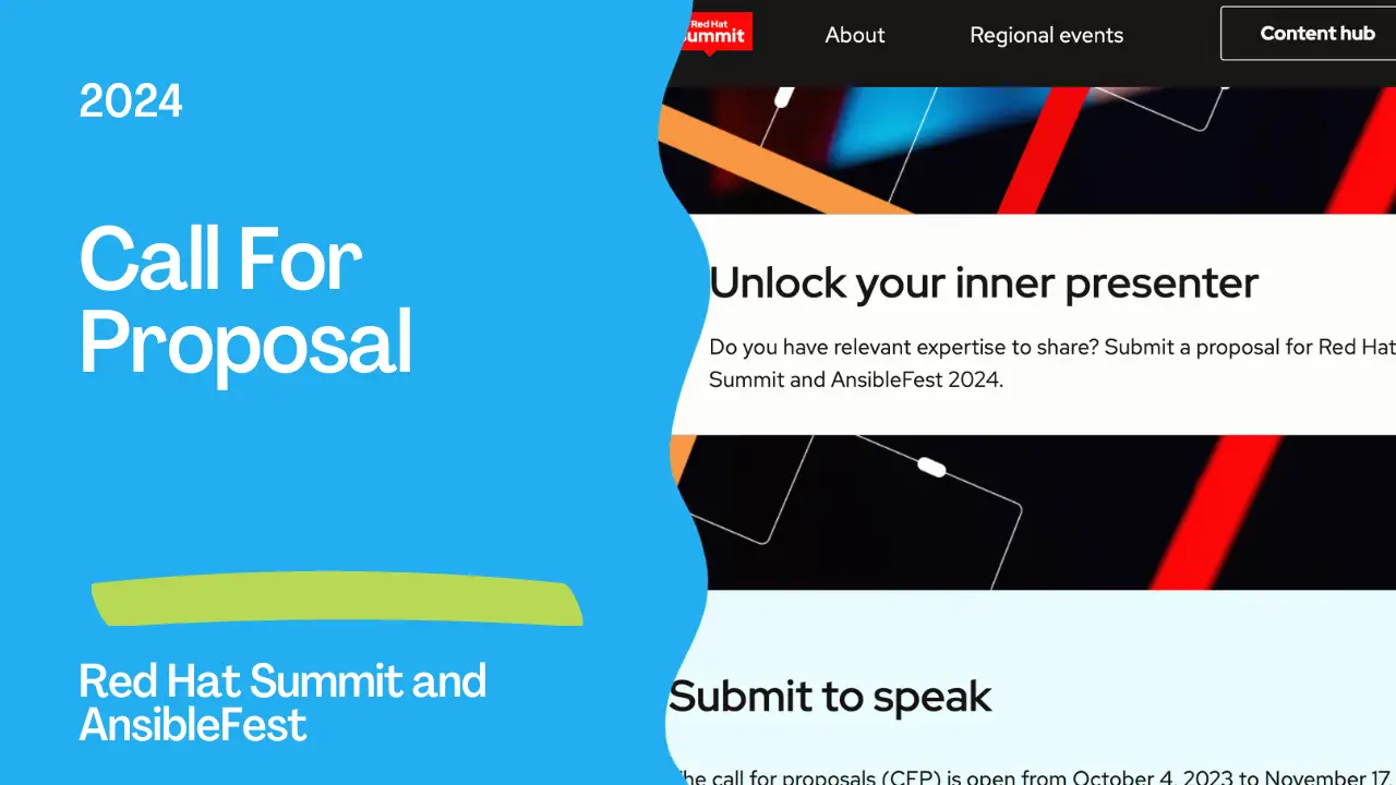 Red Hat Summit and AnsibleFest 2024 Call For Proposals