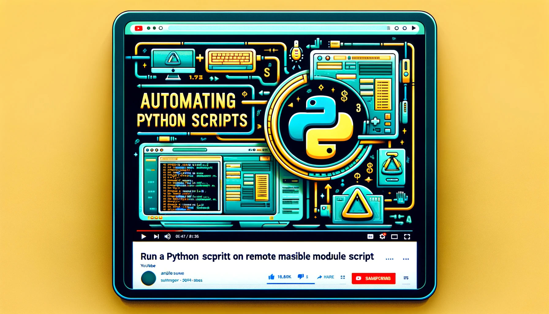 Run a Python Script on Remote Machines - Ansible module script