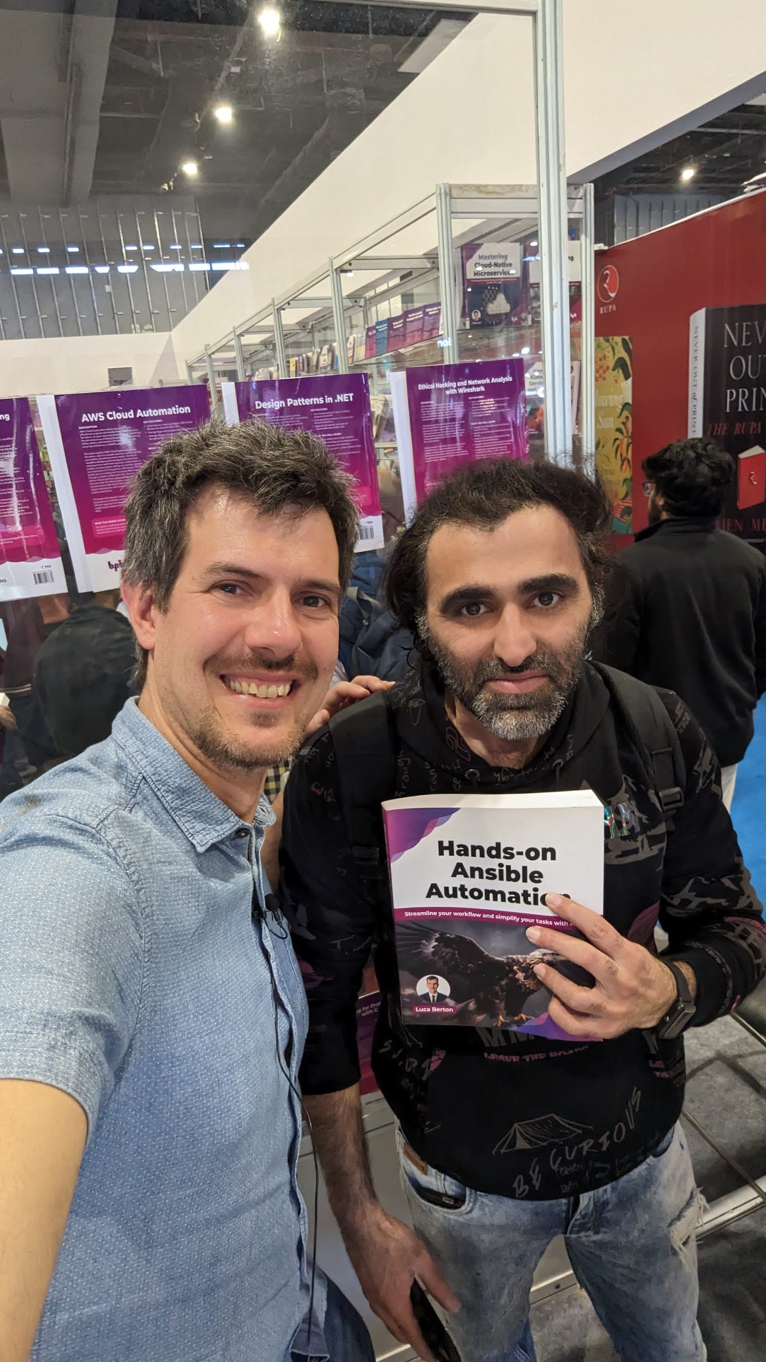 Meeting Vivek Nandwani from ElevateSocial at the New Delhi International Book Festival