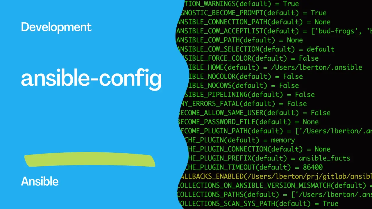 An In-Depth Guide to ansible-config Managing Ansible Configuration