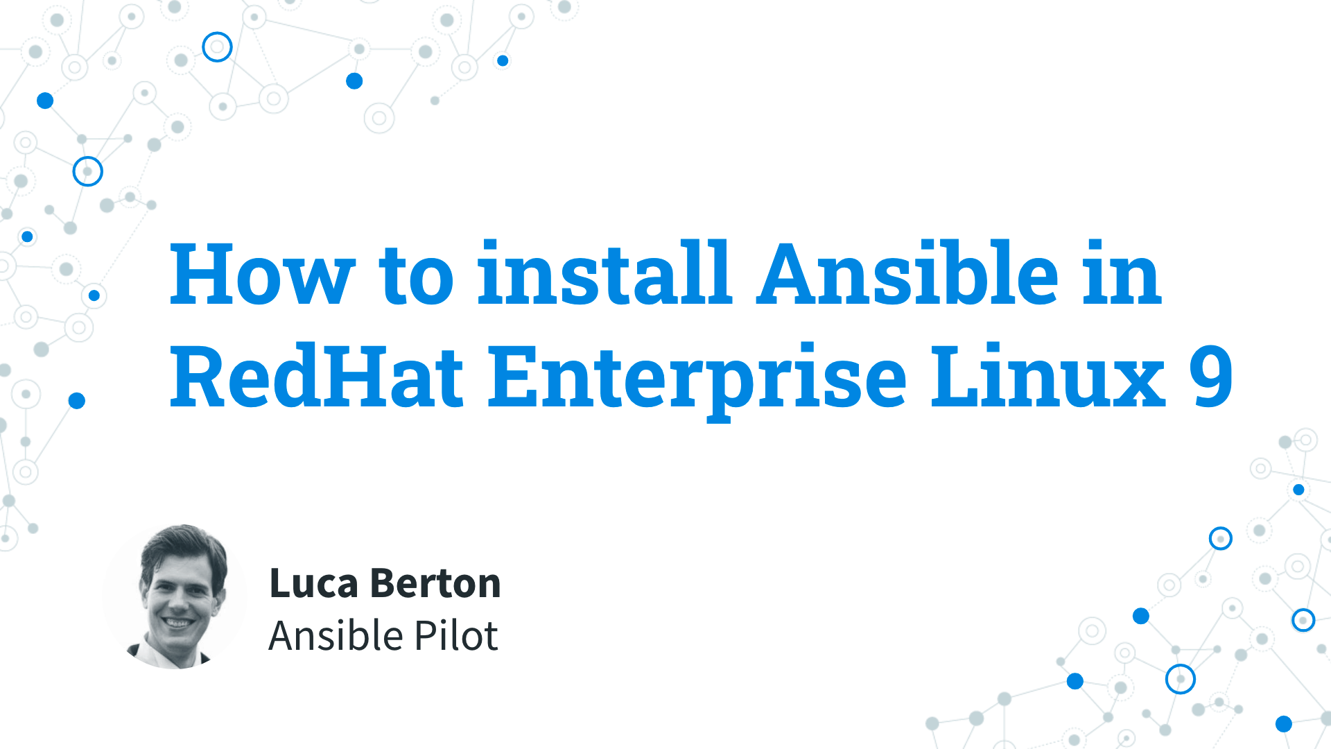 How to install Ansible in RedHat Enterprise Linux (RHEL) 9 - Ansible install