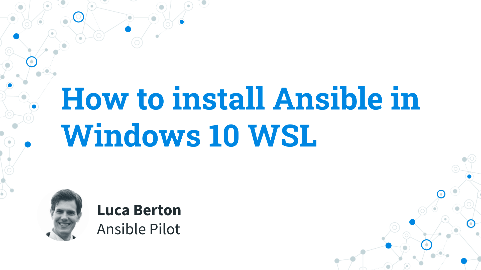 How to install Ansible in Windows 10 WSL Windows Subsystem for Linux - Ansible install