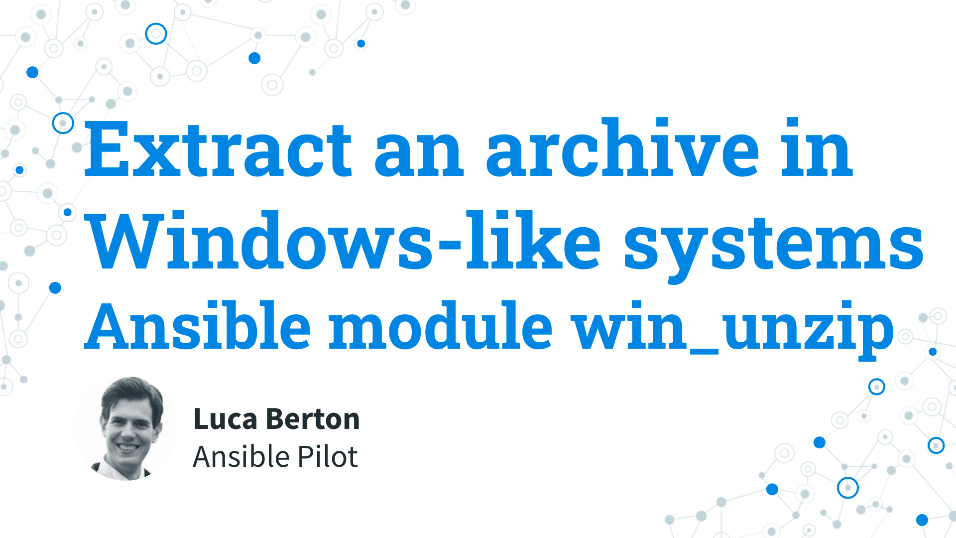 Ansible win_unzip Module: Extract ZIP Archives on Windows (Guide)