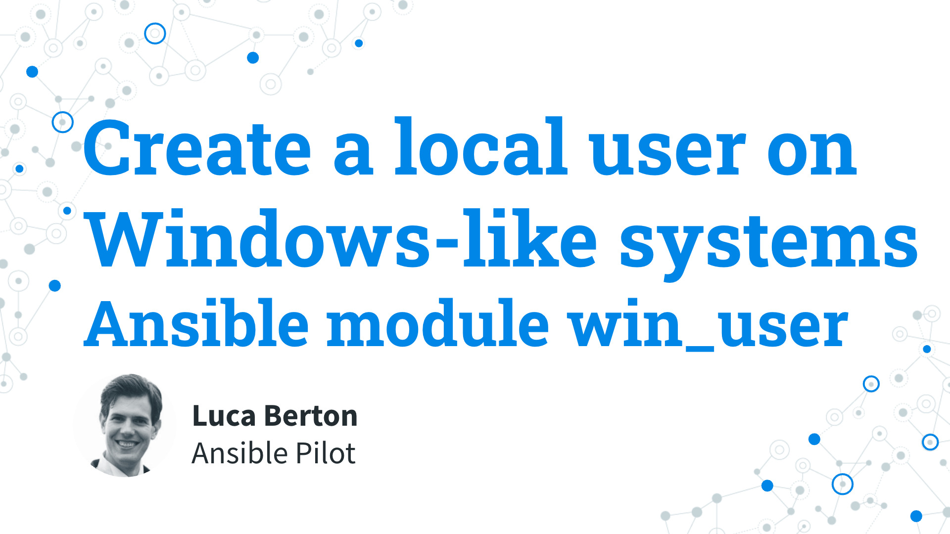 Ansible Create Windows Local User: win_user Module (Complete Guide)