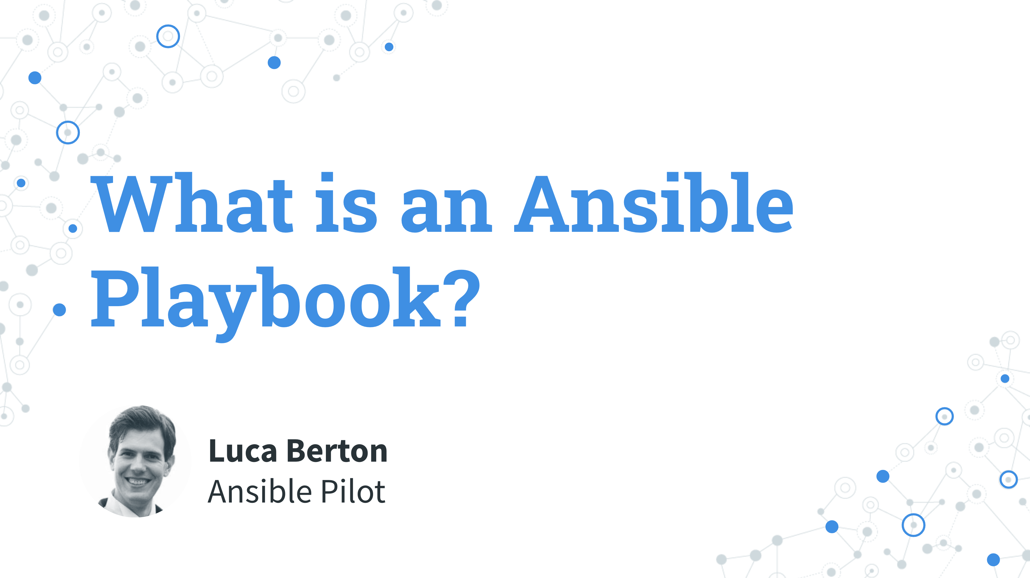 Ansible terminology - What is an Ansible Playbook?