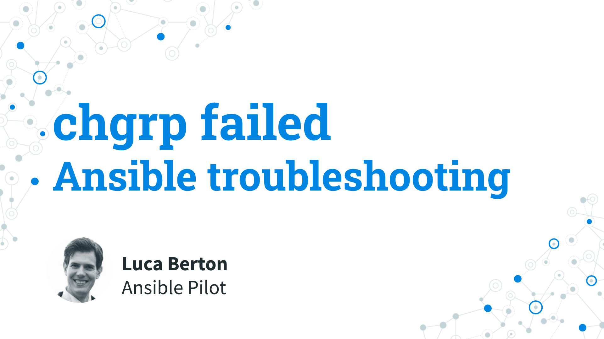 Ansible troubleshooting - chgrp failed